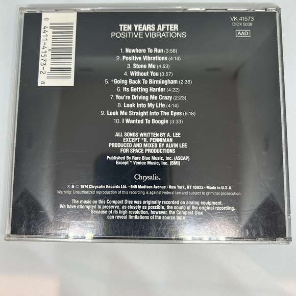 Euc - Ten years After Positive Vibrations Released in 1974 in a case - Picture 7 of 10